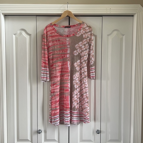 David Cline Crushed 3/4 sleeve Dress - Picture 6 of 8